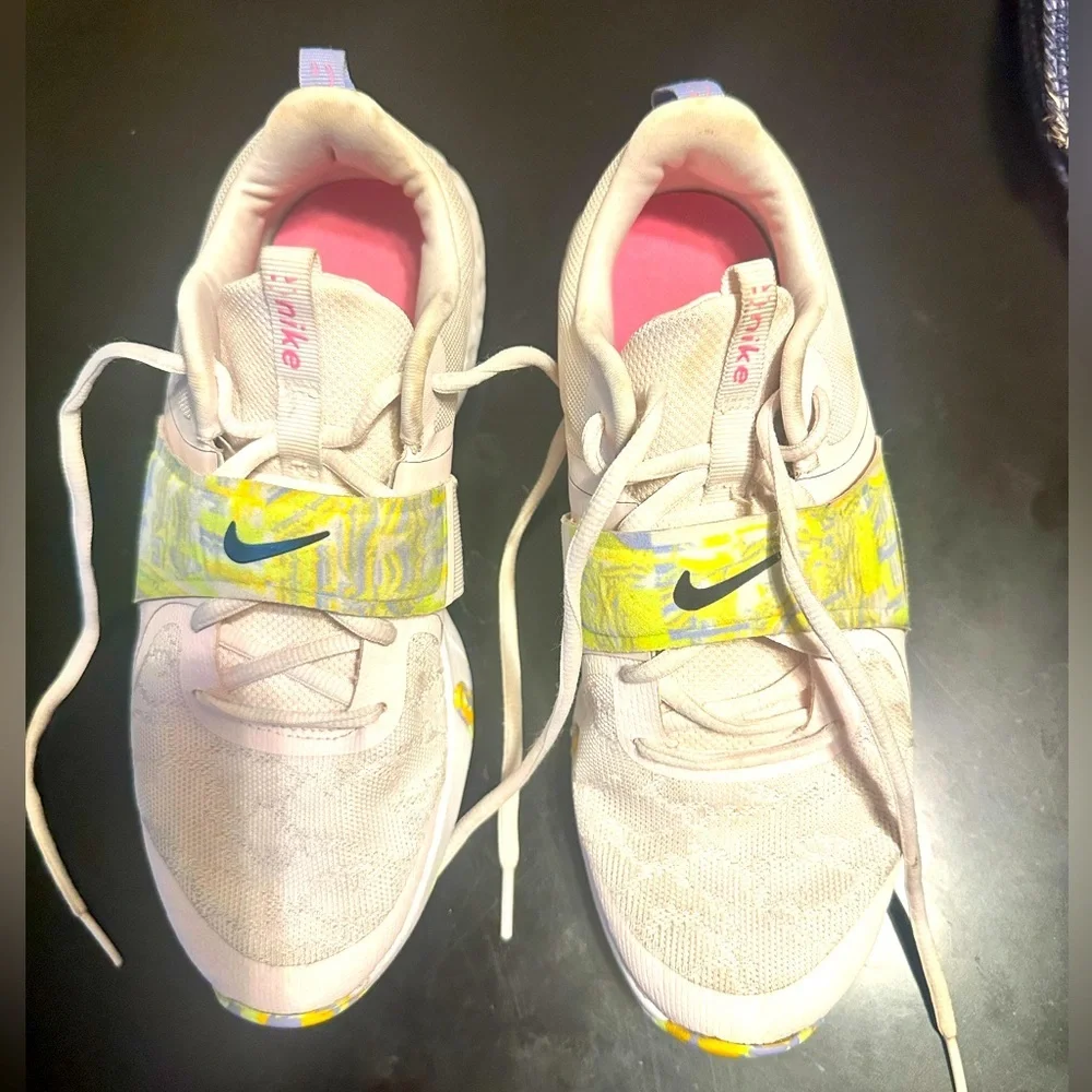 Nike OffWhite Walking Training Athletic Streetwear Lace-Velcro Closure Shoes 8.5